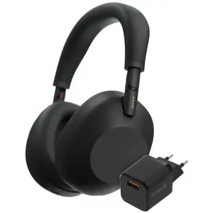 Sony WH-1000XM6 Noir + BlueBuilt Chargeur Quick Charge