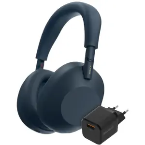 Sony WH-1000XM6 Bleu + BlueBuilt Chargeur Quick Charge