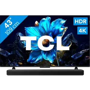 TCL 43" QLED P71K 4K (2025) + TCL S45H 2.0 Barre de Son pas cher