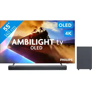 Philips Ambilight 55'' OLED760 4K (2025) + JBL Bar 2.1 Deep Bass M2 No...Vendu parcoolblue