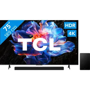 TCL 75" LED P61K 4K (2025) + TCL Q65H pas cher