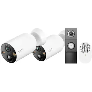 TP-Link Tapo C460 Lot de 2 + D235 Smart Battery & Wired Doorbell pas cher