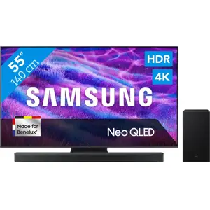 Samsung 55" Neo QLED QN82F 4K (2025) + Samsung HW-B750F (2025) pas cher