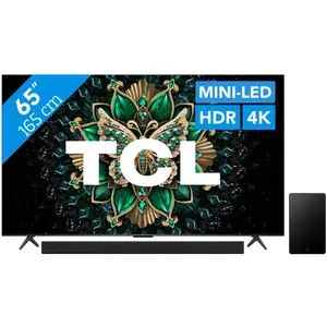TCL 65" QD Mini-LED C61K 4K (2025) + TCL Q65H pas cher