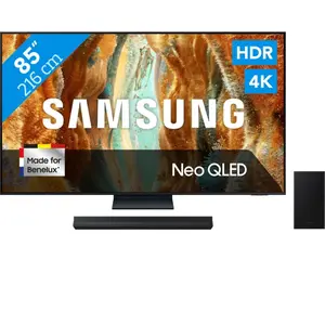 Samsung 85" Neo QLED QN73F 4K (2025) + Samsung HW-B750F (2025) pas cher