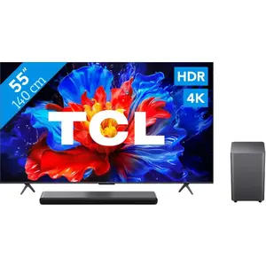 TCL 55" QLED P81K 4K (2025) + TCL S45H 2.0 Barre de Son pas cher