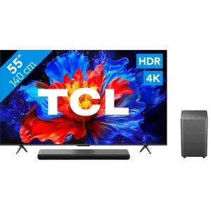 TCL 55" QLED P81K 4K (2025) + TCL S55H 2.1 Barre de Son pas cher