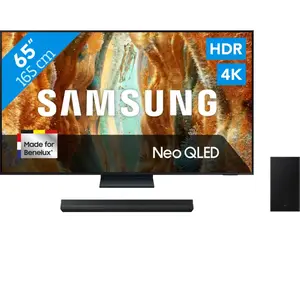 Samsung 65" Neo QLED QN73F 4K (2025) + Samsung HW-B66CF (2025) pas cher