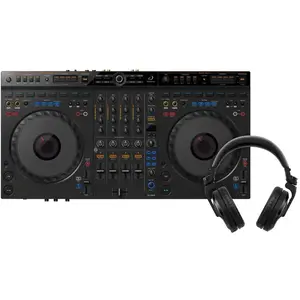 AlphaTheta DDJ-GRV6 + Pioneer DJ HDJ-X7 Noir pas cher