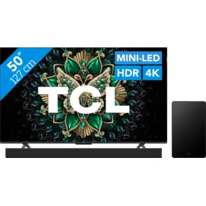 TCL 50" QD Mini-LED C61K (2025) + TCL Q65H pas cher