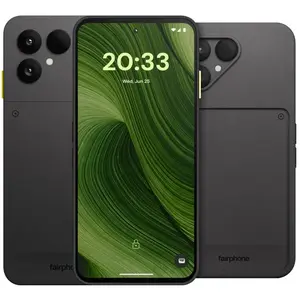 Fairphone 6 256 Go Noir 5G + Fairphone 6 Protective Back Cover Noir pas cher