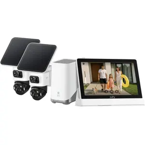 EufyCam S4 Lot de 2 + HomeBase 3 + Smart Display E10 pas cher