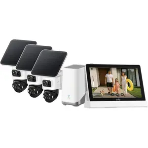 EufyCam S4 Lot de 3 + HomeBase 3 + Smart Display E10 pas cher