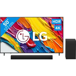 LG 50" QNED82 4K (2025) + LG DS40T pas cher