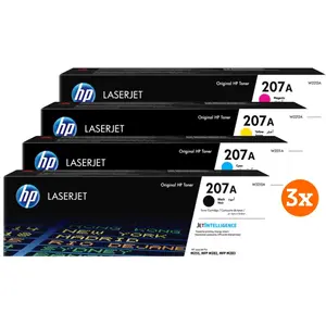 HP 207A Toner Pack Combiné (3 Pièces)Vendu parcoolblue