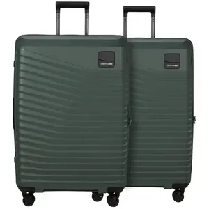 Samsonite Intuo Expandable Valise à 4 Roulettes 75 cm Lot de 2 Vert Ol...