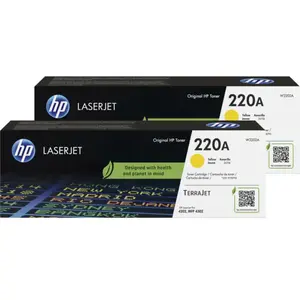 HP 220A LaserJet Toner Jaune (2 Pièces) pas cher