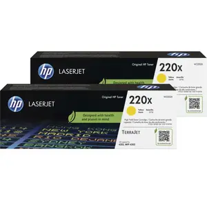 HP 220X LaserJet Toner Jaune (2 Pièces) pas cher