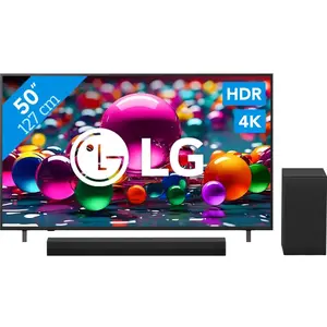 LG 50" Smart UA75 4K (2025) + LG DS40T pas cher
