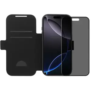 BlueBuilt Apple iPhone 17 Pro Book Case Cuir Noir + BlueBuilt iPhone 1...Vendu parcoolblue