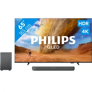 Philips 65" PUS7800 QLED 4K (2025) + Philips TAB5309 pas cher