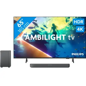 Philips Ambilight 65" PUS8000 4K (2025) + Philips TAB5309 pas cher