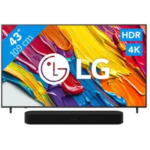 LG 43" QNED82 4K (2025) + Sonos Beam Gen2 Noir
