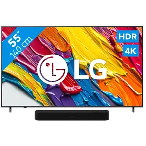 LG 55" QNED82 4K (2025) + Sonos Beam Gen2 Noir pas cher