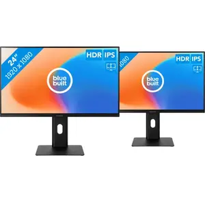 BlueBuilt Écran PC Full HD 24 Pouces Lot de 2 pas cher