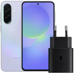 Samsung Galaxy A36 128 Go Mauve 5G + Samsung Chargeur 25 Watts Noir pas cher