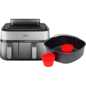 Philips 5000 Series Dual Basket NA555/00 + Kit d'Accessoires pas cher