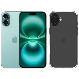 Apple iPhone 16 Plus 128 Go Vert + BlueBuilt Protective Back Cover Tra... pas cher