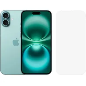 Apple iPhone 16 Plus 128 Go Vert + BlueBuilt Protège-écran Verre pas cher