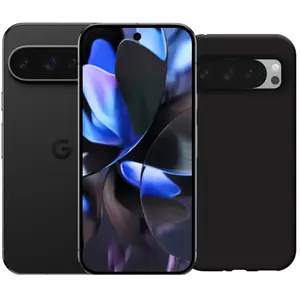Google Pixel 9 Pro 128 Go Noir 5G + Just in Case Soft Design Back Cove... pas cher