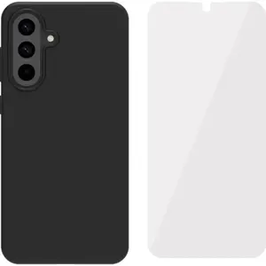 BlueBuilt Samsung Galaxy A56 Back Cover Noir + BlueBuilt Protège-écran... pas cher