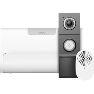 TP-Link Tapo D235 Smart Battery & Wired Doorbell + H500 Smart HomeBase