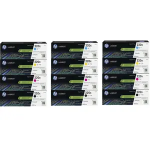 HP 220X LaserJet Toner Pack Combiné (3 Pièces) pas cher