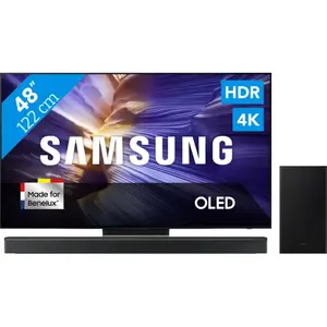 Samsung 48" OLED S90F (2025) + Samsung HW-B750F Noir pas cher