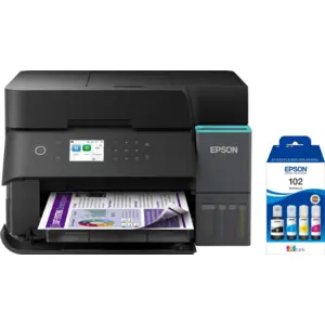 Epson EcoTank ET-3950 + 1 Set de Bouteilles d'Encre Supplémentaire pas cher