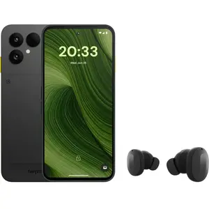Fairphone 6 256 Go Noir 5G + Fairphone Fairbuds True Wireless Earbuds ... pas cher
