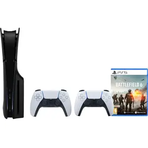 Sony PlayStation 5 Slim Disc Edition + Battlefield 6 + Façades Noir + ... pas cher
