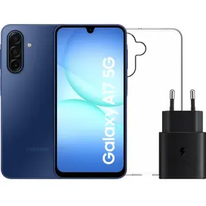 Samsung Galaxy A17 128 Go Bleu 5G + Pack d'Accessoires pas cher