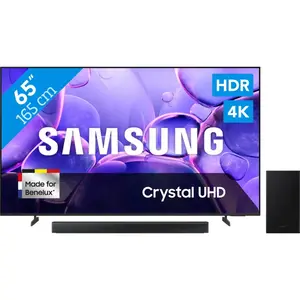 Samsung 65" Crystal UHD U8070F (2025) + Samsung HW-B66CF Noir pas cher