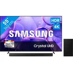 Samsung 55" Crystal UHD U8070F (2025) + Samsung HW-B66CF Noir pas cher