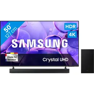 Samsung 50" Crystal UHD U8070F (2025) + Samsung HW-B66CF Noir