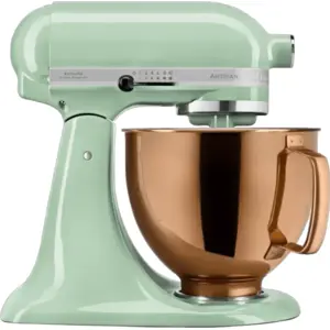 KitchenAid Artisan Robot de Cuisine 5KSM125EPT Vert + Bol Mélangeur Design Cuivre pas cher