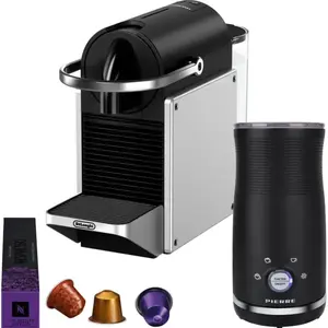 Delonghi De'Longhi Nespresso Pixie EN127.S + Pierre Mousseur à Lait pas cher