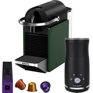 Krups Nespresso Pixie XN3063 + Pierre Mousseur à Lait pas cher