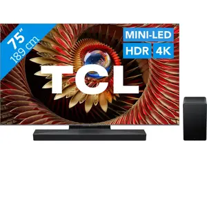 TCL 75" QD Mini-LED C81K 4K (2025) + TCL Q65H pas cher