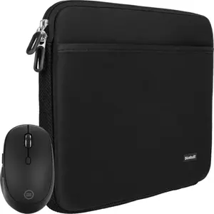 BlueBuilt Housse pour PC Portables 36 cm 15 Pouces S Noir + Tradendum Souris pas cher